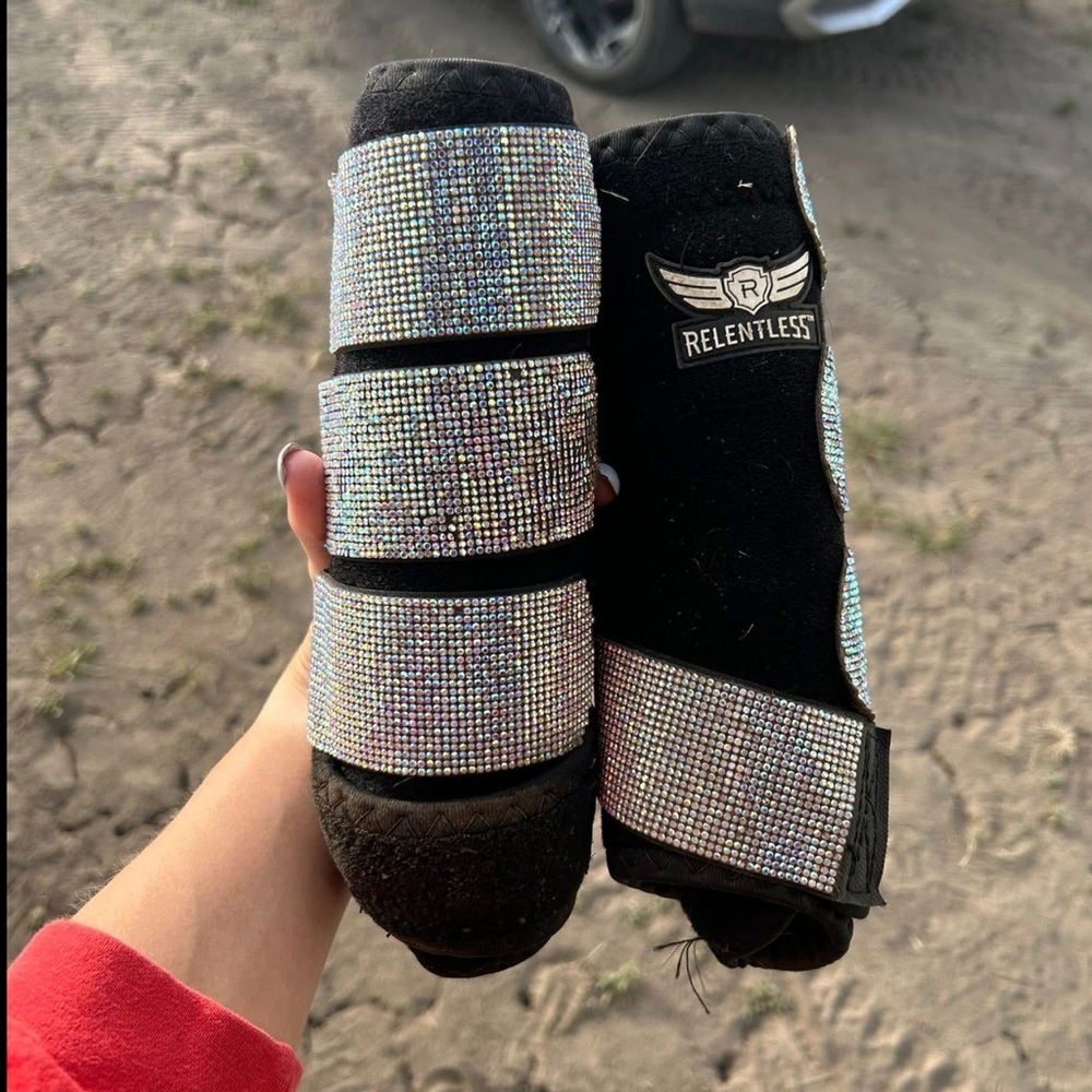 Relentless Blinged Horse Boots